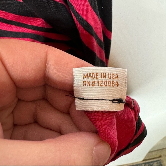 Tucker Silk Blend Striped Spaghetti Strap Tank Top Size Small - Picture 5 of 5